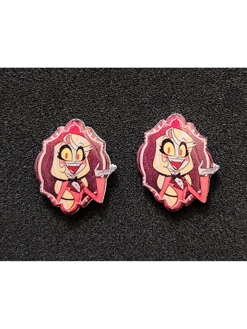 Charlie earrings  - Hazbin Hotel